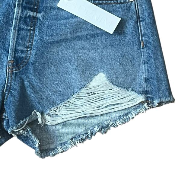 EB Denim Perfect Jean Shorts in Arlie Blue Size 31 - Picture 4 of 10